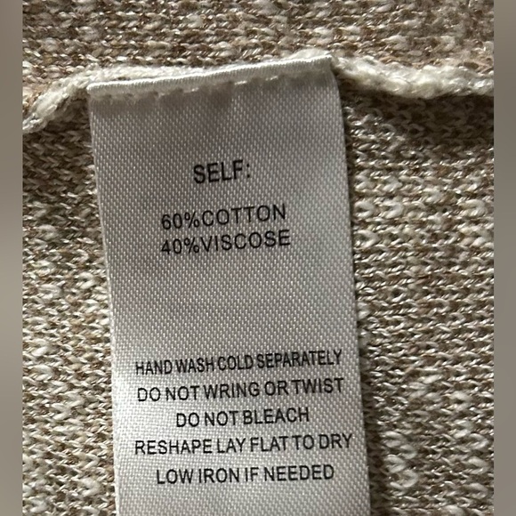 Promesa Floral-Pattern Crop Knit Sweater Long Sleeve Size Small - Picture 15 of 16